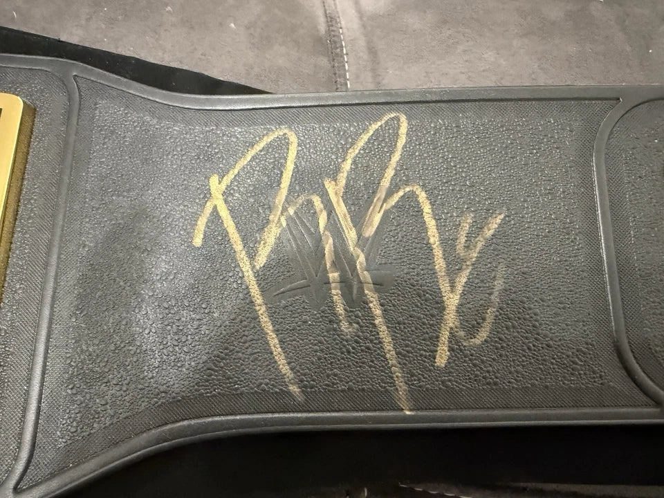 Roman Reigns Autographed Undisputed WWE Championship Replica Title Belt