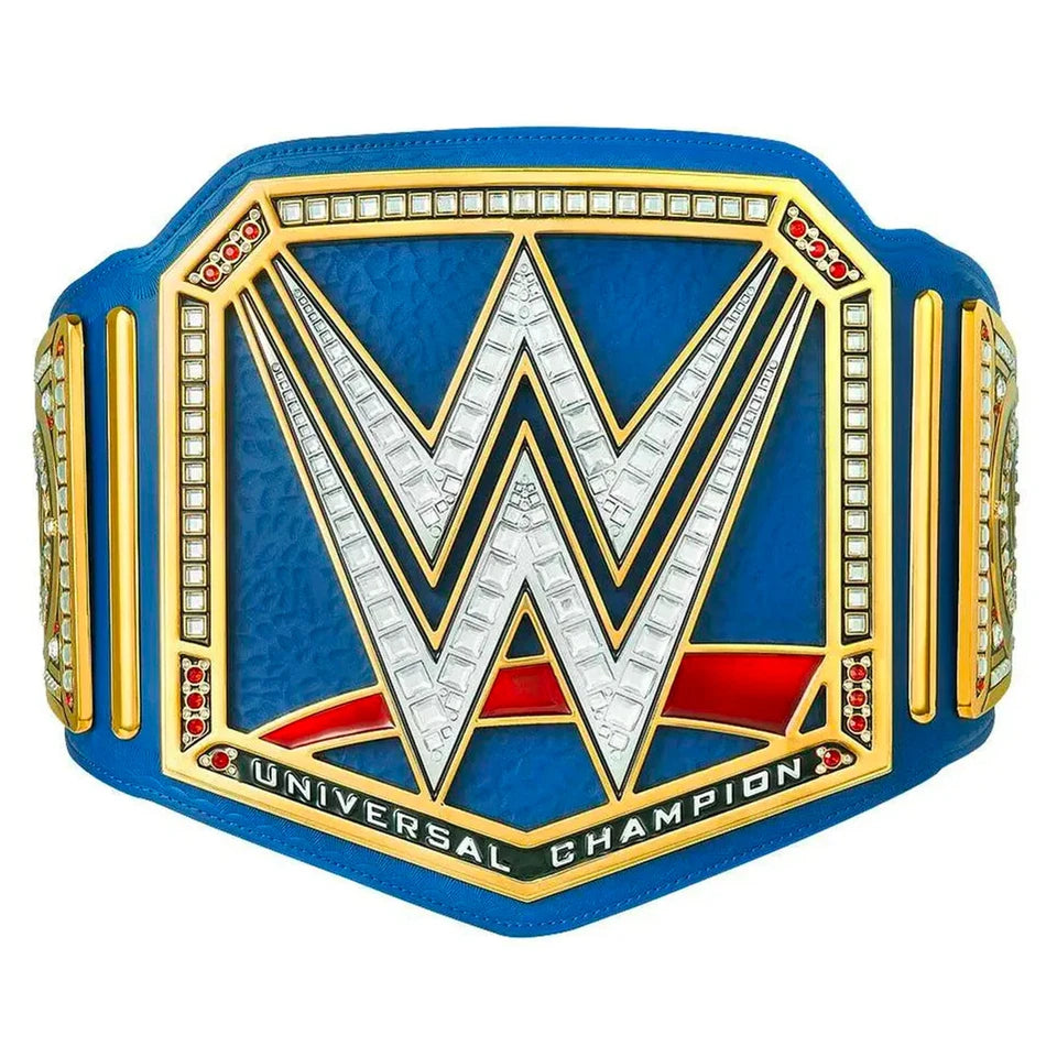 New Undisputed championship Blue wrestling replica belt