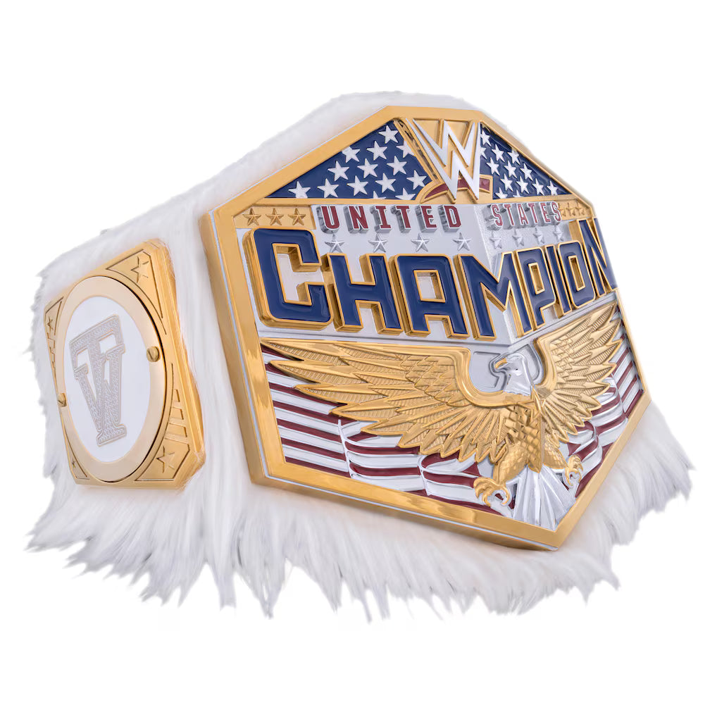 Trick Williams Limited Edition Fur United States Championship Replica Title Belt