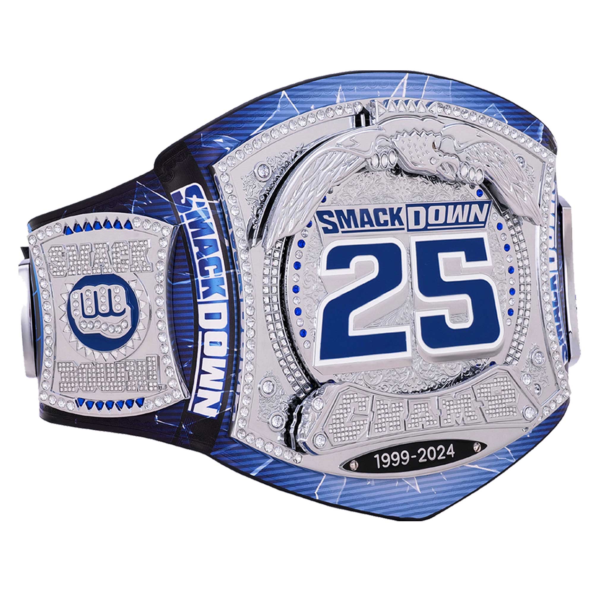 WWE SmackDown 25 Years Special Edition Spinner Replica Title Belt