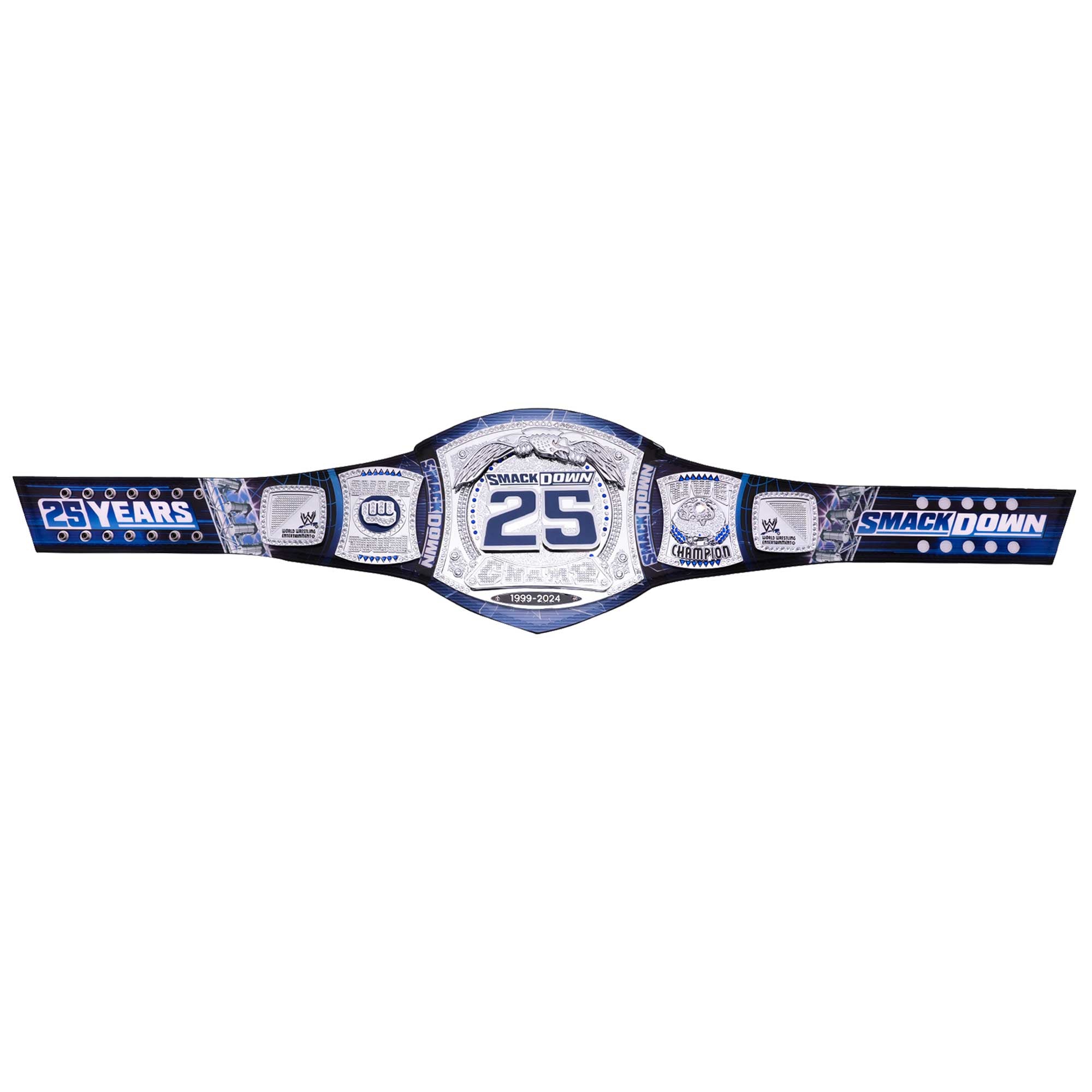 WWE SmackDown 25 Years Special Edition Spinner Replica Title Belt